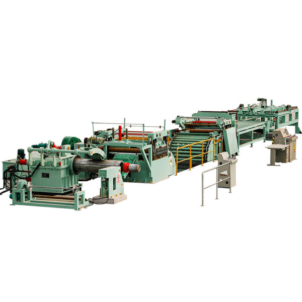 Máquina de línea de corte longitudinal de bobinas de acero