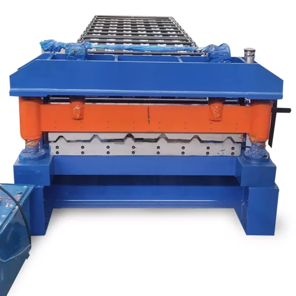 Roofing Sheet Roll Forming Machine Color Steel Corrugated Iron Sheet Roofing Tile Making Machine - Imagen 4