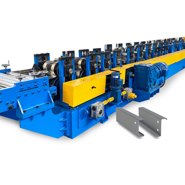 Completamente automática Hidráulica Fácil operación 80-300 Ajustable C Purlin que hace la máquina Maquinaria perfiladora