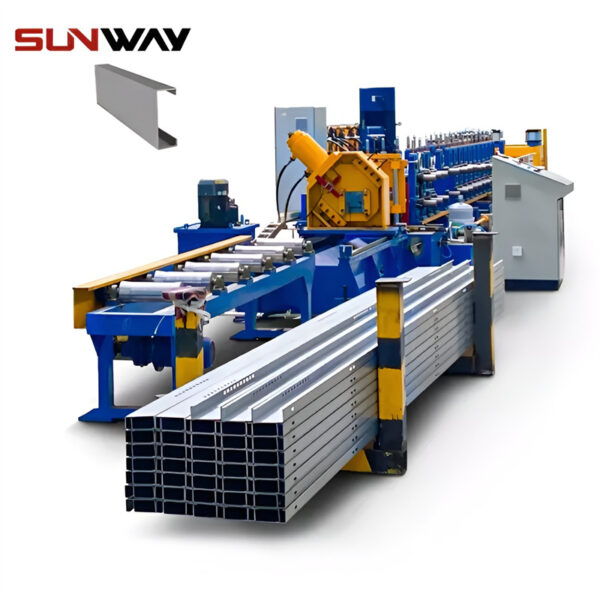 PV Mounting Bracket C Shape Profile Roll Forming Machine - Imagen 2