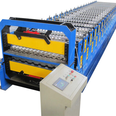 Máquina formadora de rollos de lámina corrugada de ancho