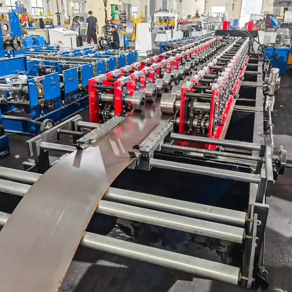 Máquina formadora de rollos de placa de caja