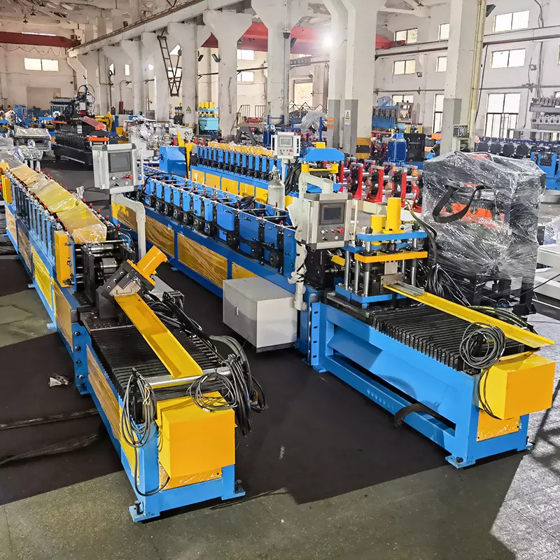 Máquina formadora de rollos de acero de calibre ligero