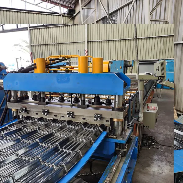 máquina formadora de rollos de costura alzada